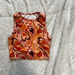 Mulit color cropped top